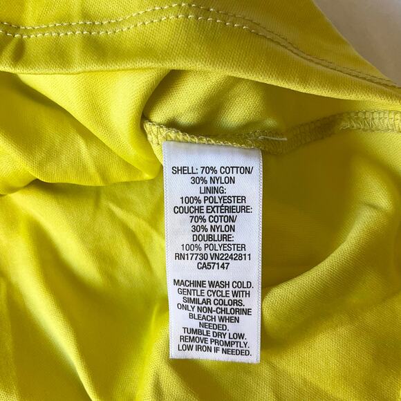 Xhilaration Women’s Lace Dress size M ShortSleeve KneeLength Floral White Green - Picture 8 of 9